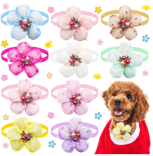 Flower Pearl Bow (20 pieces)