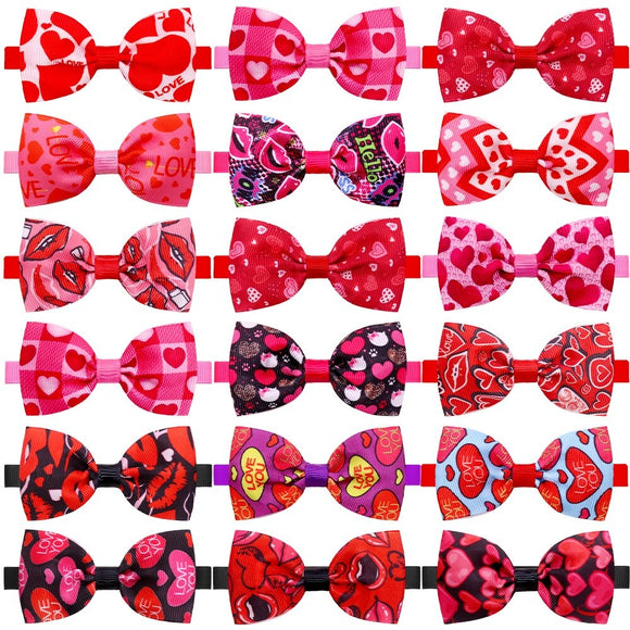 Small Valentine Bow Ties (28 pieces)