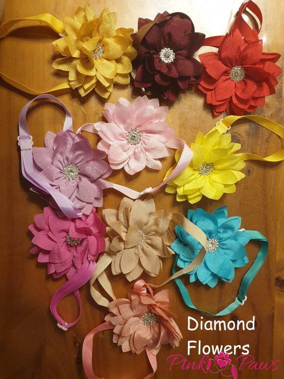 Diamond Flower Bow Ties (20 Pieces) Bow Ties