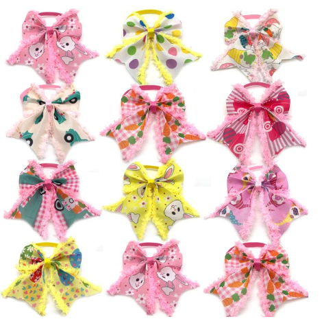 Fluffy Easter Double Bow (20 pieces)