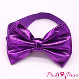 Large Dog Shiny Bow Ties (30 Ties)