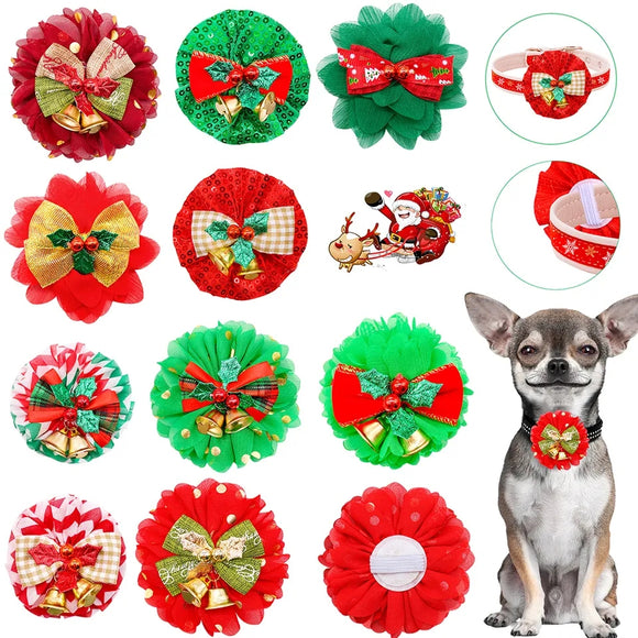 Christmas Collar Flower Bells (50 pieces)