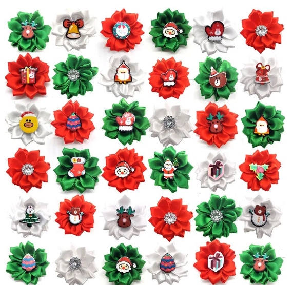 Christmas Flower with Motif (50 pieces)