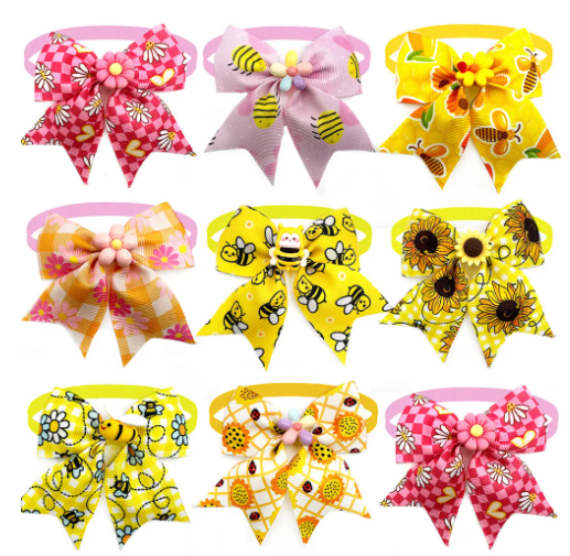 Bees Double Bow (20 pieces)