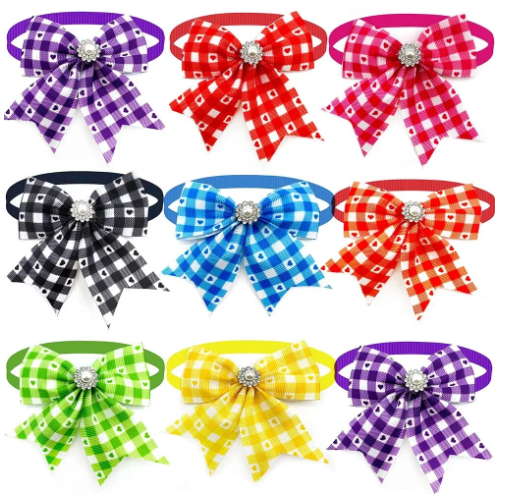 Check Pearl Double Bow (50 pieces)