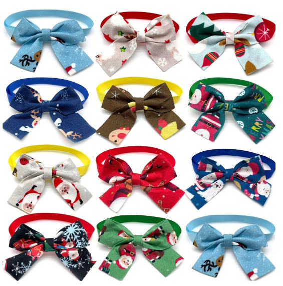 Christmas Double Bow (50 pieces)