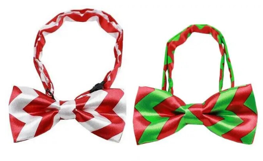 Christmas Large Dog BowTies (20 pieces)