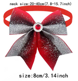 Silver Sparkle Double Bow with Gem (20 pieces)