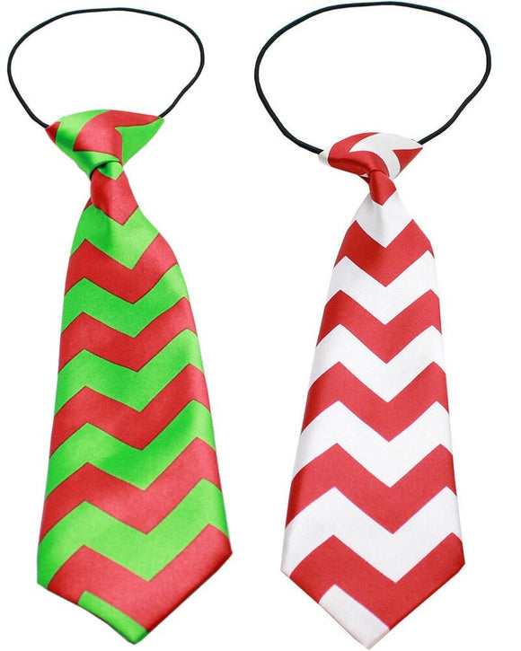Christmas Long Striped Tie (20 pieces)