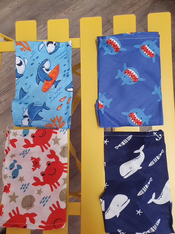 Under the Sea Bandanna - Large (20 pieces)