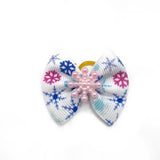 Snowflake Hair Bow (100 pieces)