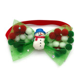 Christmas Mesh Pom Pom with Motif (50 pieces)