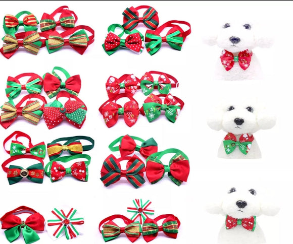 Assorted Christmas Bows (50 pieces)