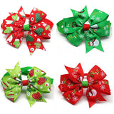 Bulk Christmas Pattern Pinwheel (100 pieces)