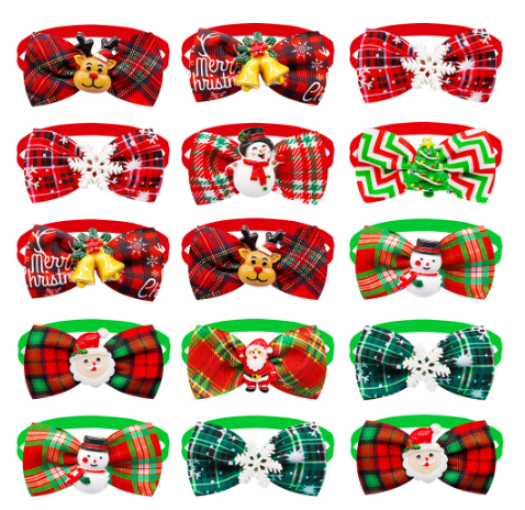 Christmas Small Bowtie with Motif (50 pieces)