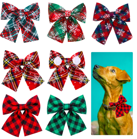 Christmas Collar Double Bowties (20 pieces)