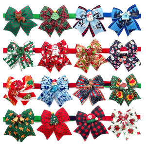 Christmas Double Bow with Motif (20 pieces)