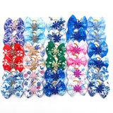 Snowflake Hair Bow (100 pieces)