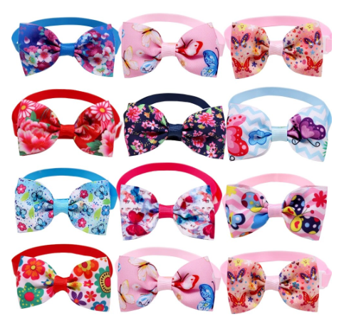 Flower and Butterfly Bow Ties (100 pieces)