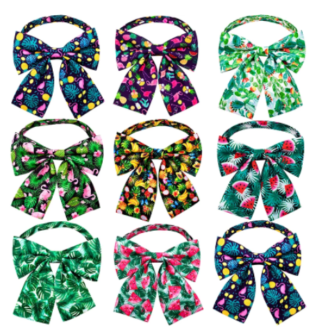 Large Fruit and Flamingo Double Tie (20 pieces)