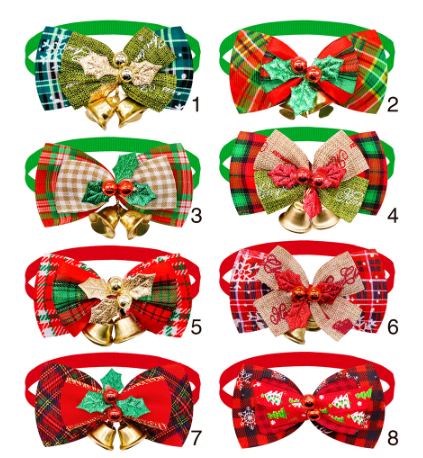 Christmas Holly Bowtie (50 pieces)