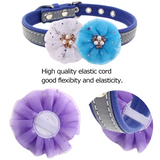 Glitter Pearl Collar Flower (50 pieces)