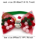 Christmas Mesh Pom Pom with Motif (50 pieces)