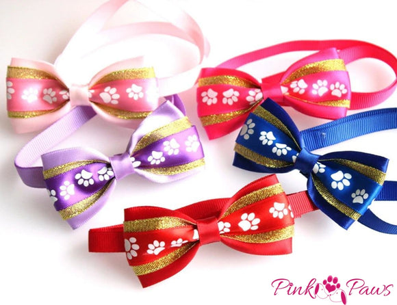 Pawprints Bow Tie (20 Pieces) Bow Ties