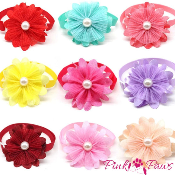 Pearl Flower Bow Ties (20 Pieces) Bow Ties