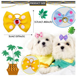 Sunflower Gem Hair Bows (100 pieces)