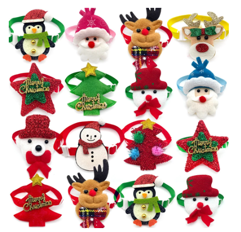 Sparkly Christmas Characters (50 pieces)