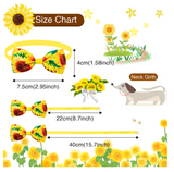 Sunflower Bow Ties (20 pieces)