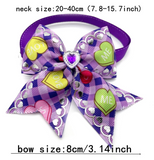Valentine Gem Loveheart Double Bow (20 pieces)